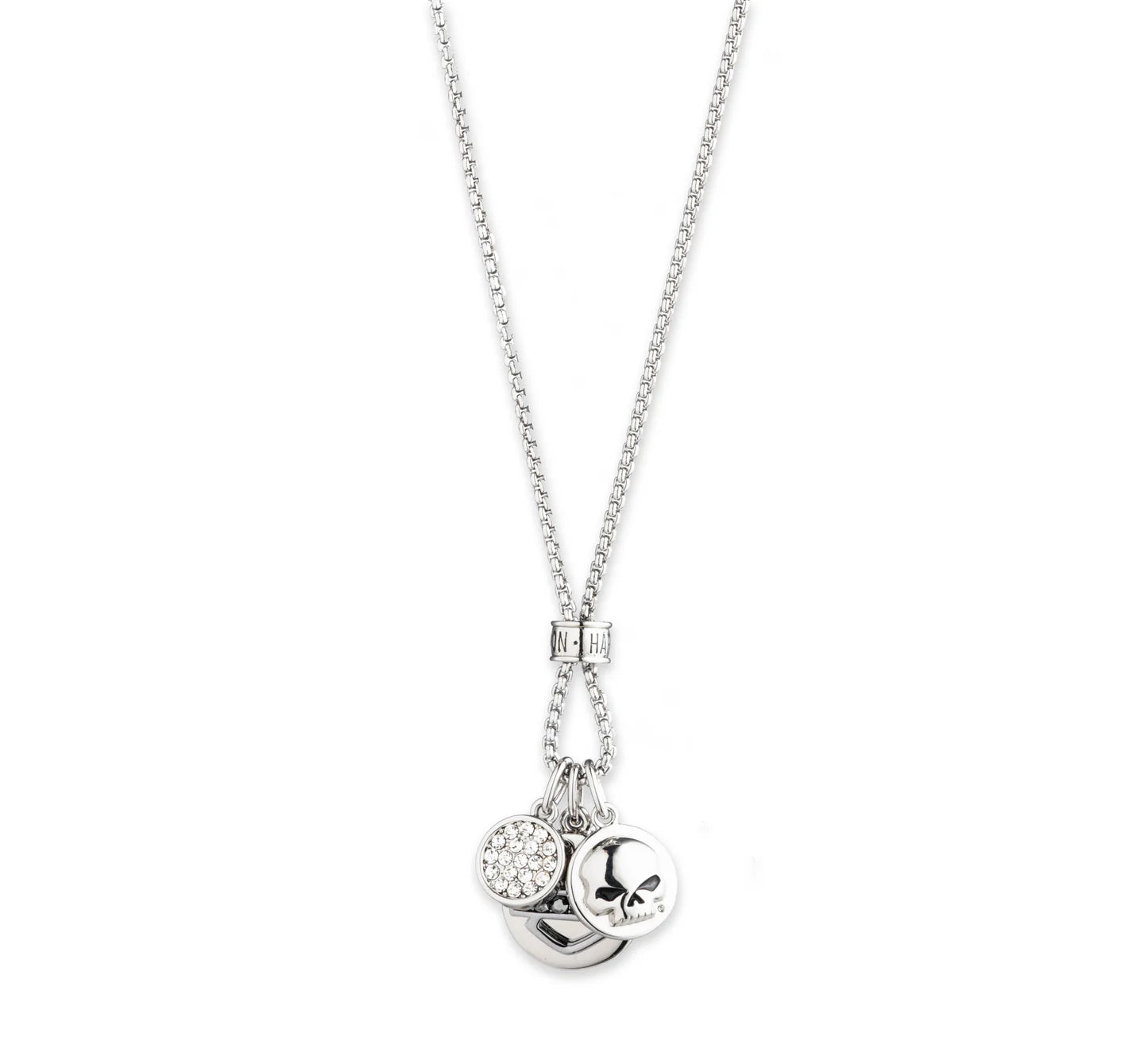 Ciondolo Willie G Triple Charm da 18" in scatola