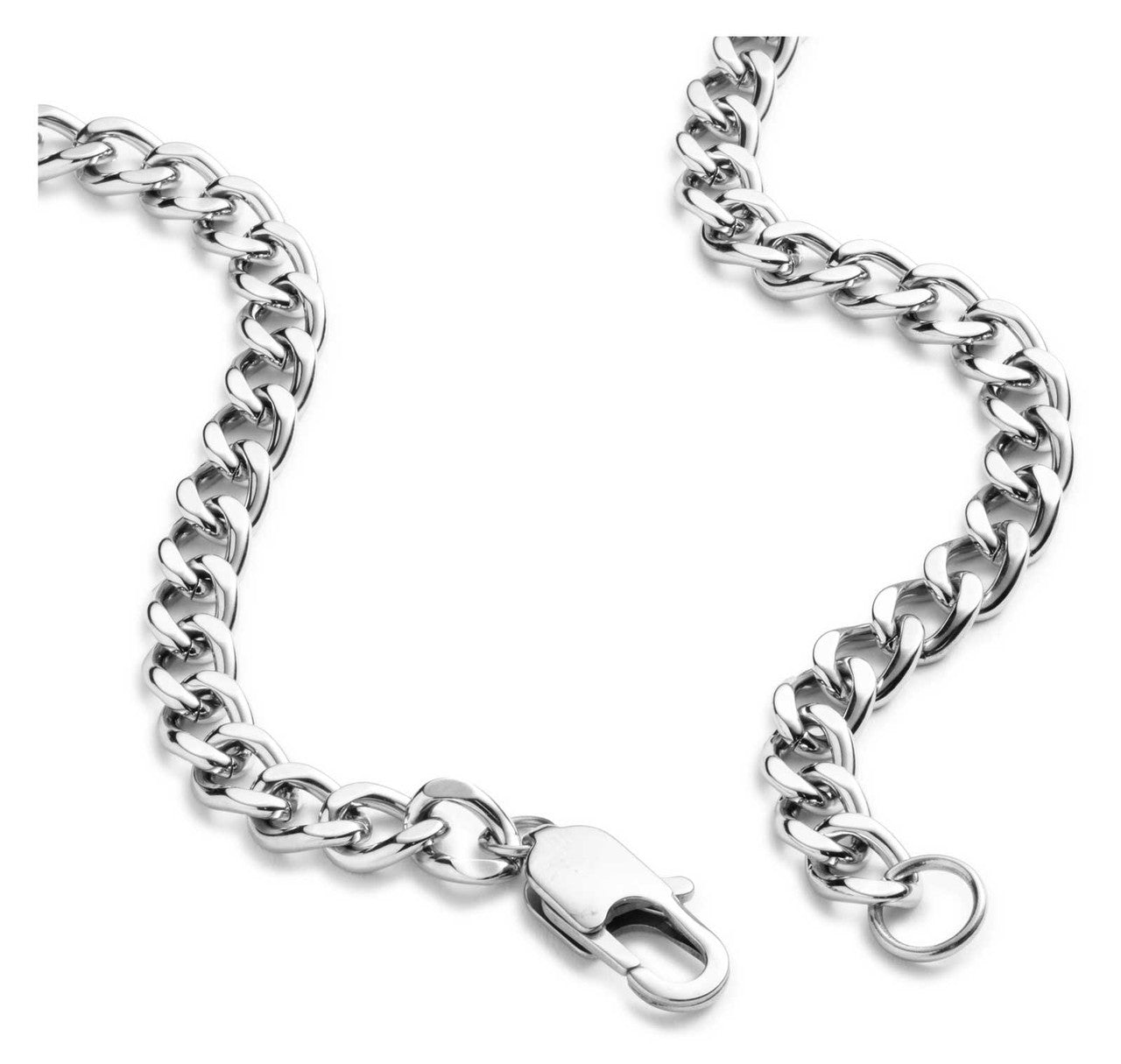 Collana con catena Bar & Shield Script da 24 pollici Harley-Davidson® da uomo, in acciaio inossidabile