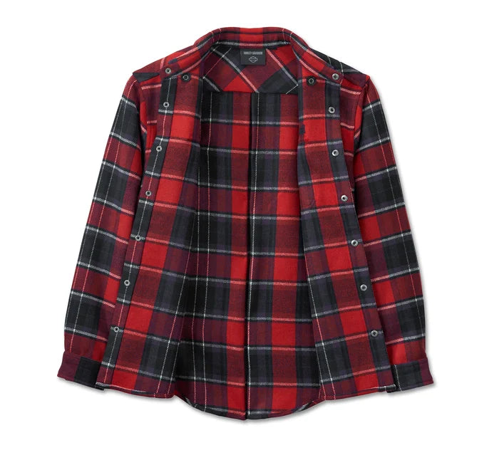 Overshirt Harley-Davidson Premium - Tartan - Chili Pepper