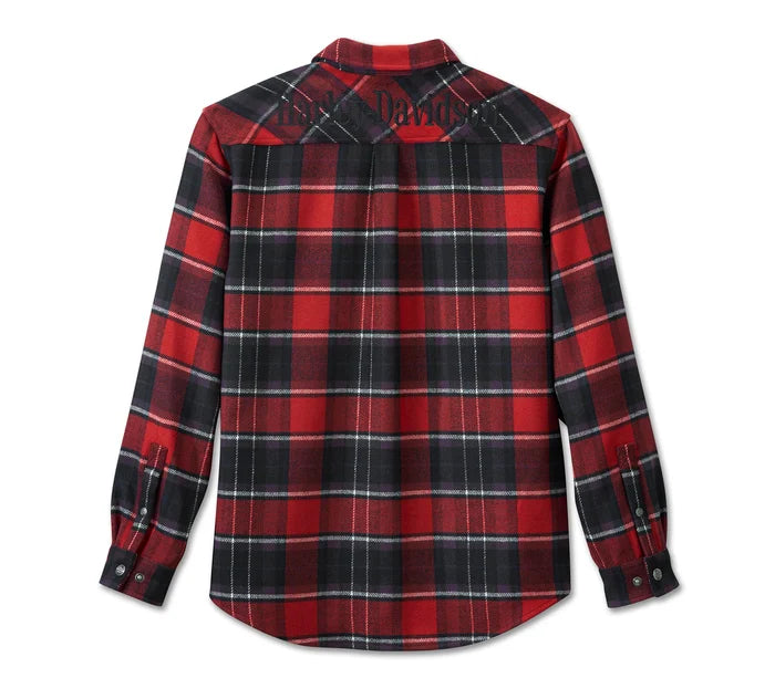 Overshirt Harley-Davidson Premium - Tartan - Chili Pepper