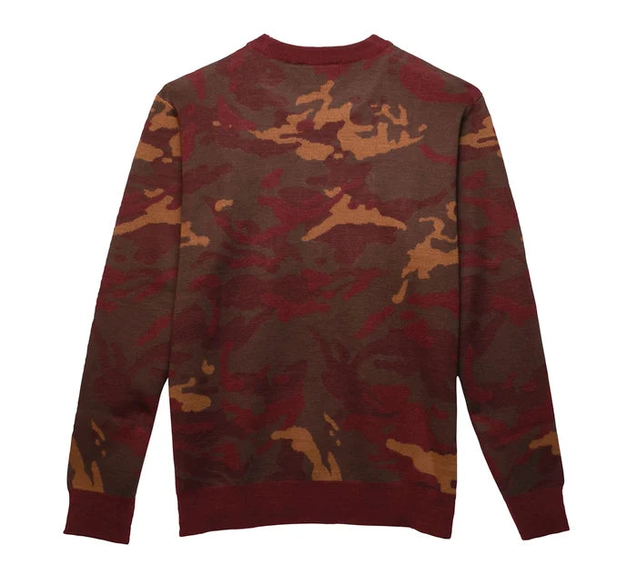Maglione Staple Camo da uomo - Camo - Borgogna