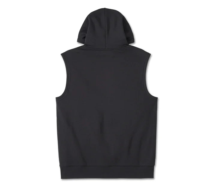 Felpa smanicata con cappuccio Racer da uomo