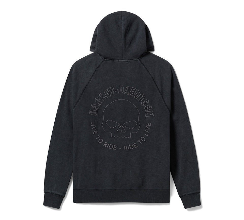 Felpa con cappuccio da uomo Willie G Skull Dark Custom