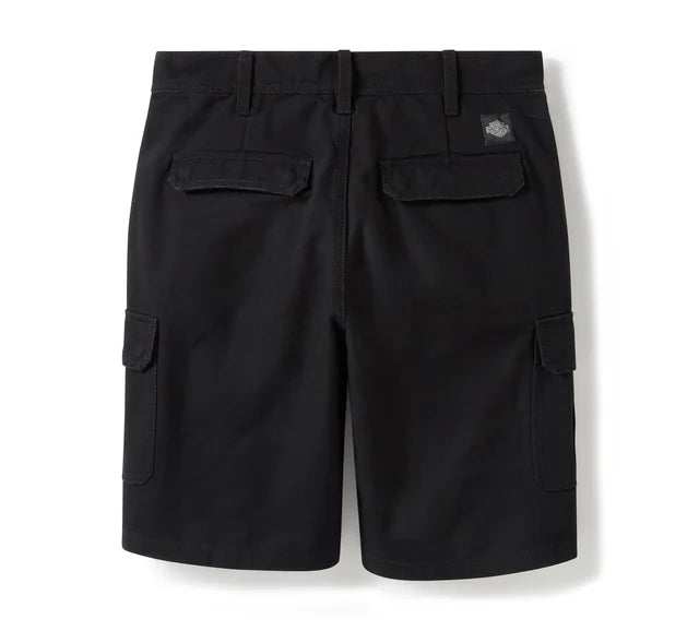 Men's Heritage Canvas Cargo Shorts - Harley Black
