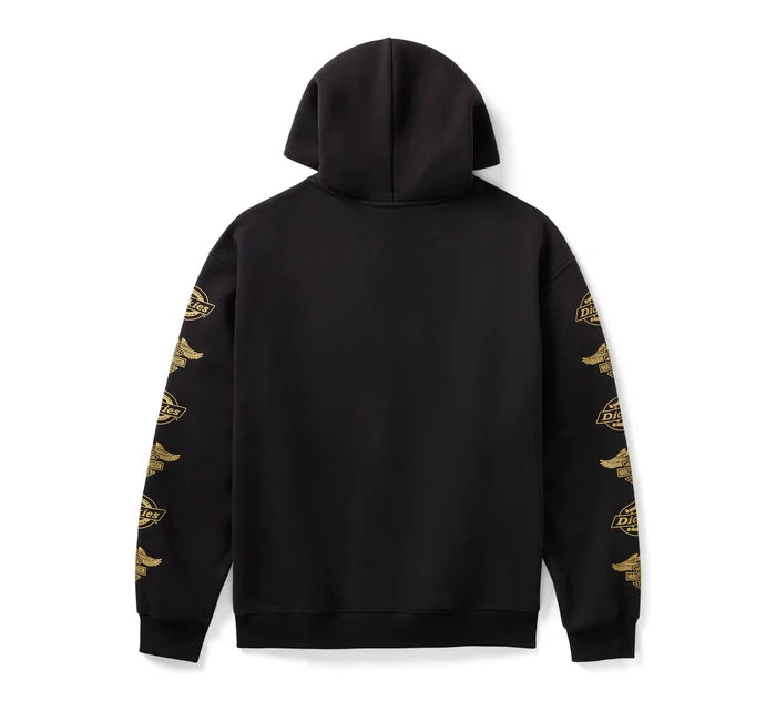 Felpa con cappuccio Dickies x HD Eagle Sleeve - Antracite