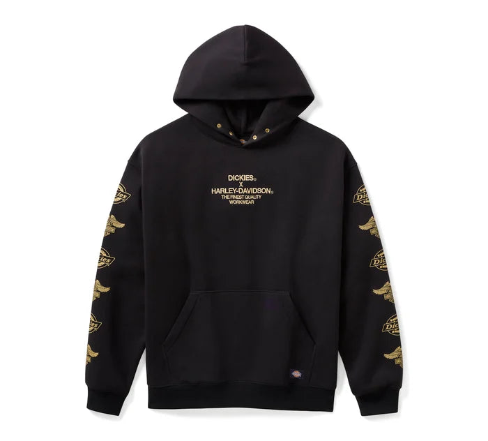 Felpa con cappuccio Dickies x HD Eagle Sleeve - Antracite