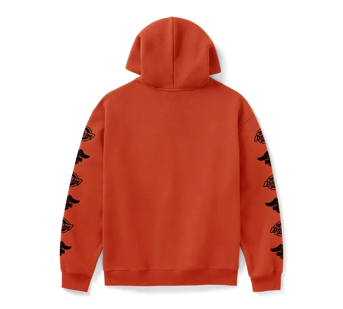 Felpa con cappuccio Dickies x HD Eagle Sleeve - Arancione Vintage