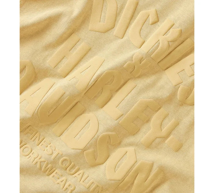 Maglietta a maniche corte da uomo Dickies x HD Heavyweight Pigment Dyed - HD Gold