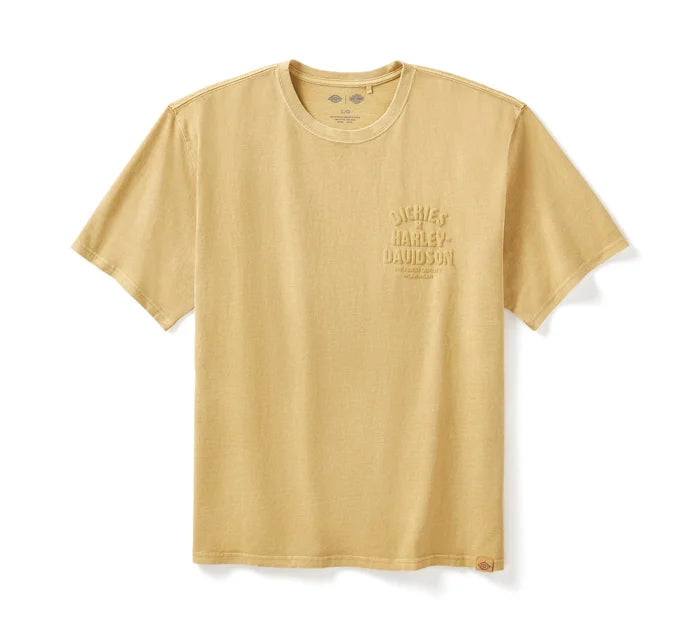 Maglietta a maniche corte da uomo Dickies x HD Heavyweight Pigment Dyed - HD Gold
