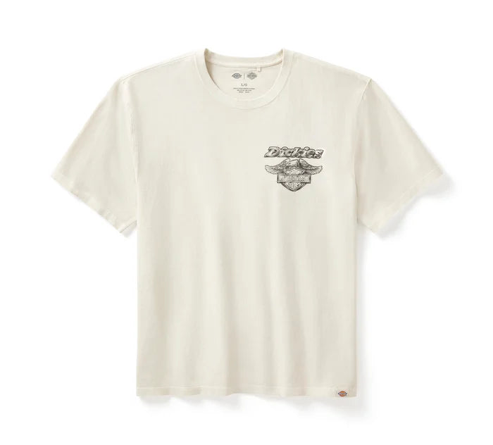 Maglietta da uomo Dickies x HD Heavyweight V-Twin Engine
