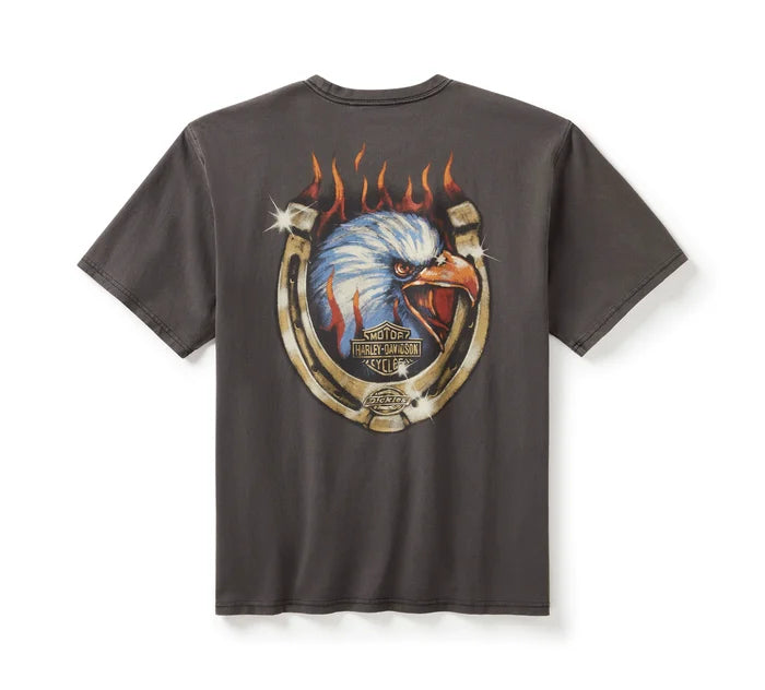 Maglietta Dickies x HD Heavyweight Flaming Eagle