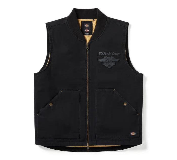 Gilet trapuntato in tela Dickies x HD da uomo