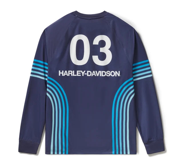 Maglia da corsa H-D® TECH da uomo - Beacon Blue
