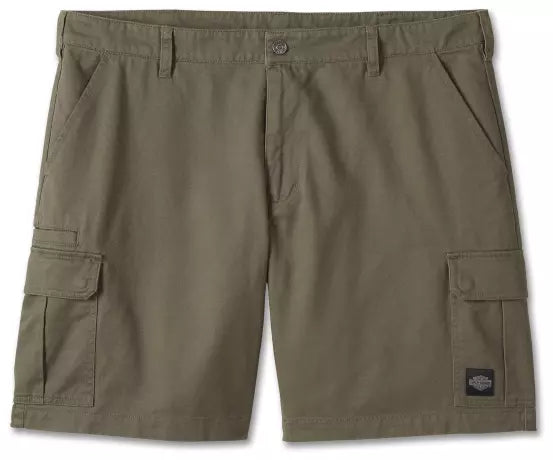 Pantaloncini cargo Harley-Davidson Milwaukee verdi