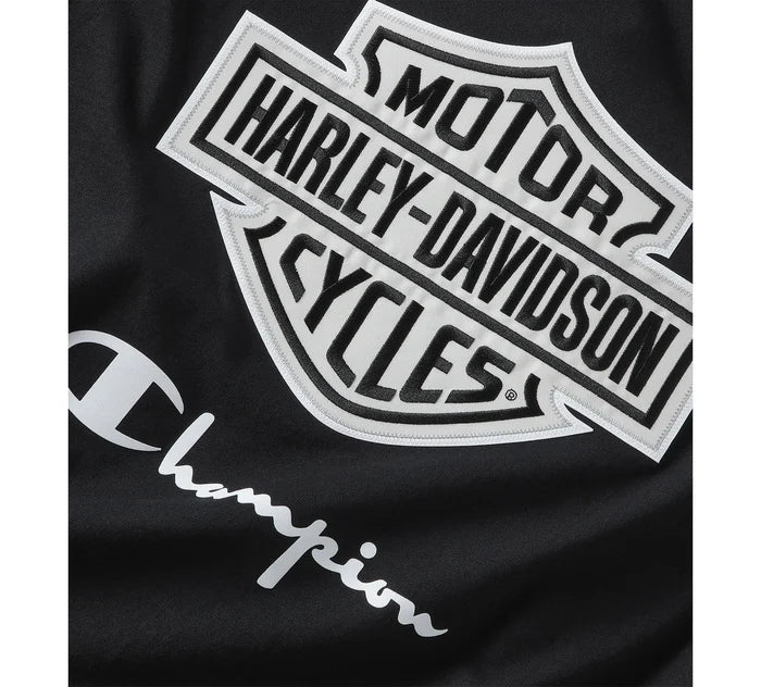 Maglietta Champion x Harley-Davidson Fanatic - Nero e Argento Champion