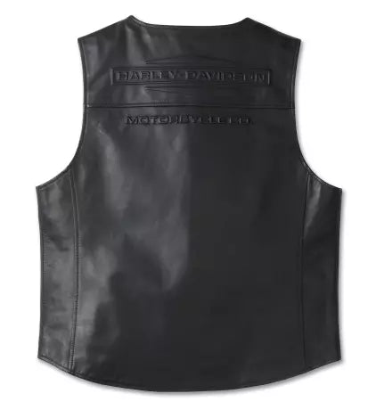 Gilet in pelle Harley-Davidson City Limits nero
