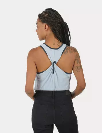 Canotta da donna Harley-Davidson National Anthem Twist Skyway blu