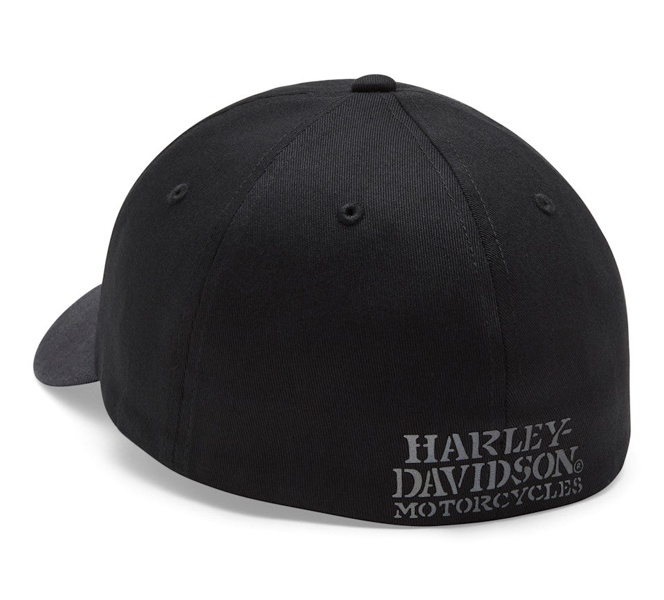 Cappellino da uomo Willie G Skull Softail Stretch Fit