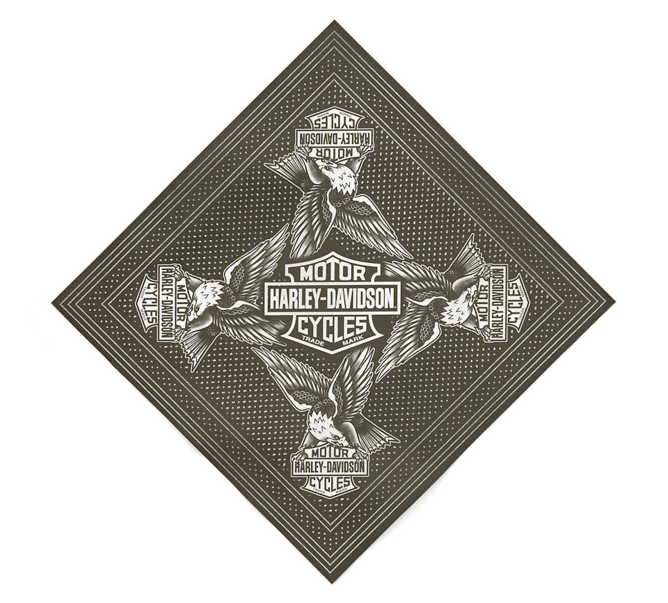 Bandana da uomo con logo Patent Bar & Shield Bandana da uomo con logo Patent Bar & Shield - Grape Leaf