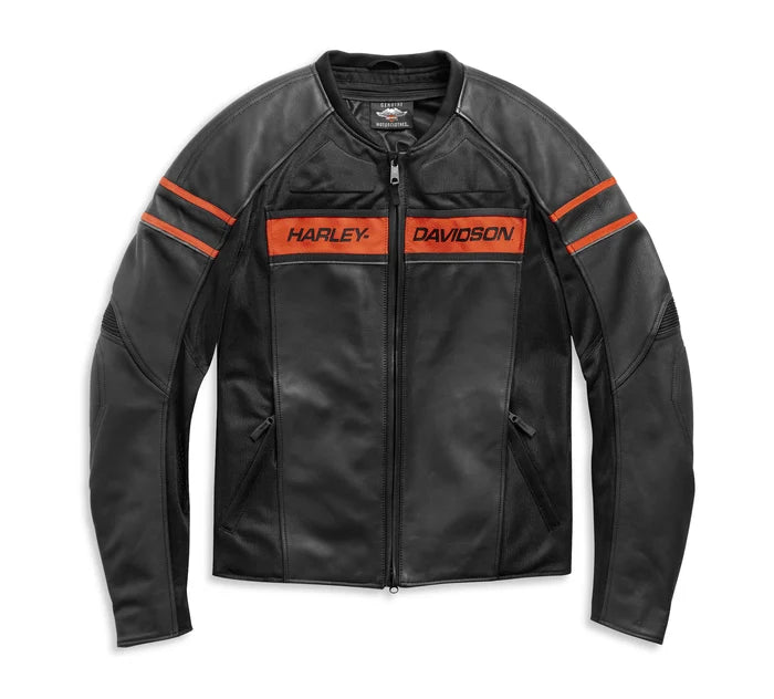 Giacca in pelle da uomo Harley-Davidson Brawler