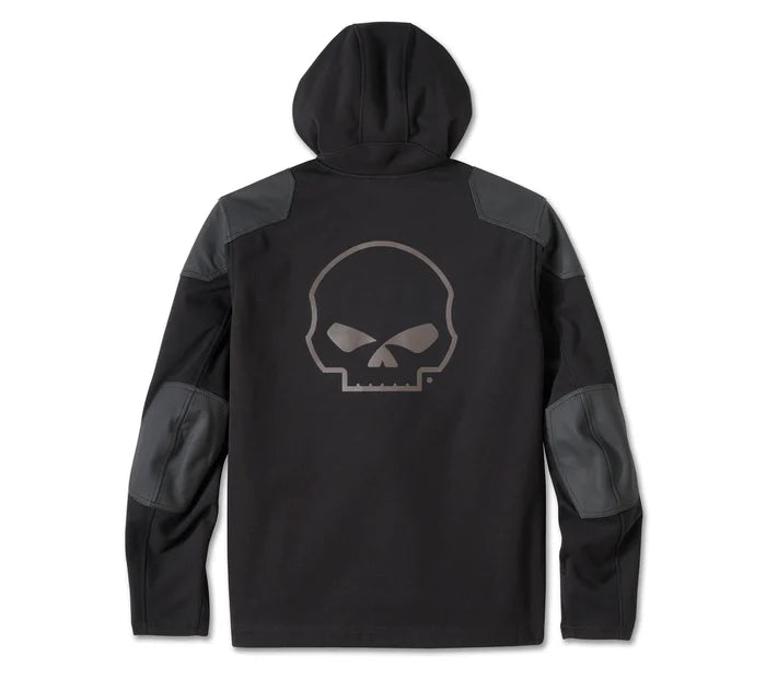 Felpa da equitazione con cappuccio Willie G Skull Graphic Deflector 2.0