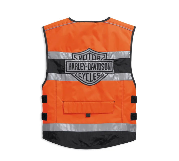 Gilet riflettente ad alta visibilità certificato CE da uomo