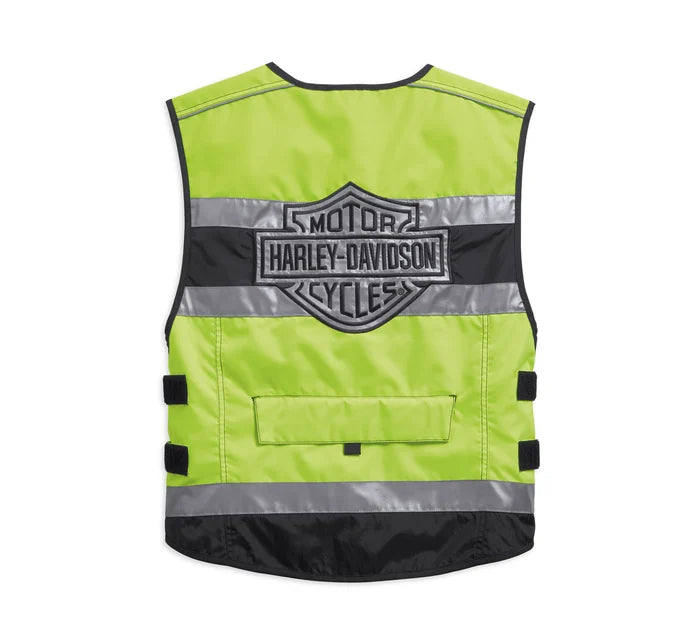 Gilet riflettente ad alta visibilità certificato CE da uomo
