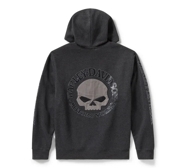Felpa con cappuccio Willie G™ Skull con cerniera anteriore
