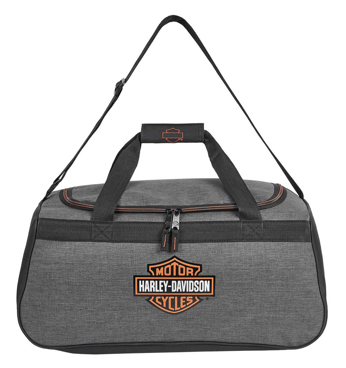 Borsa sportiva Harley-Davidson® con logo Bar & Shield e tracolla regolabile - Grigio melange