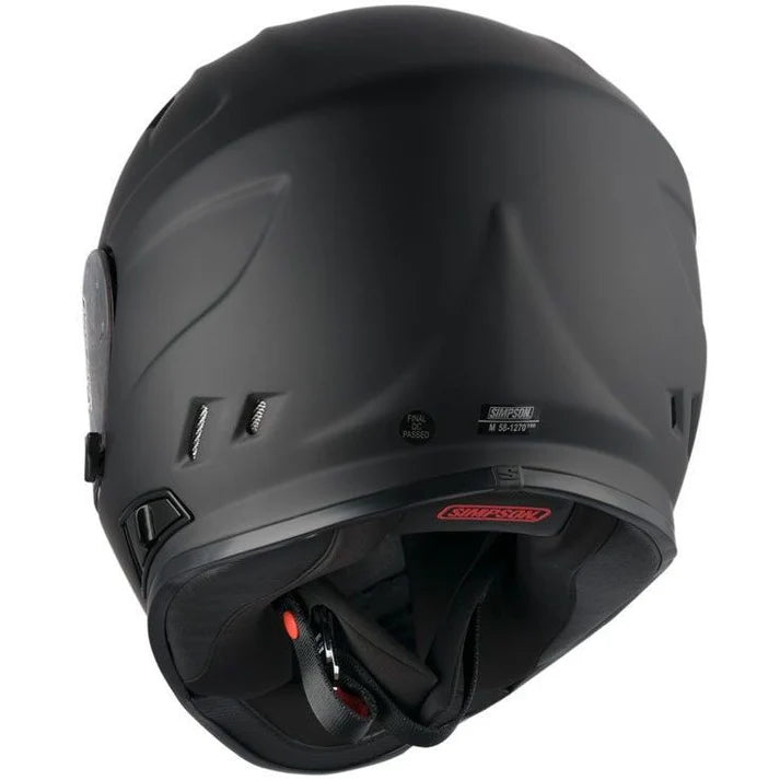 Casco Simpson Venom - Matte Black