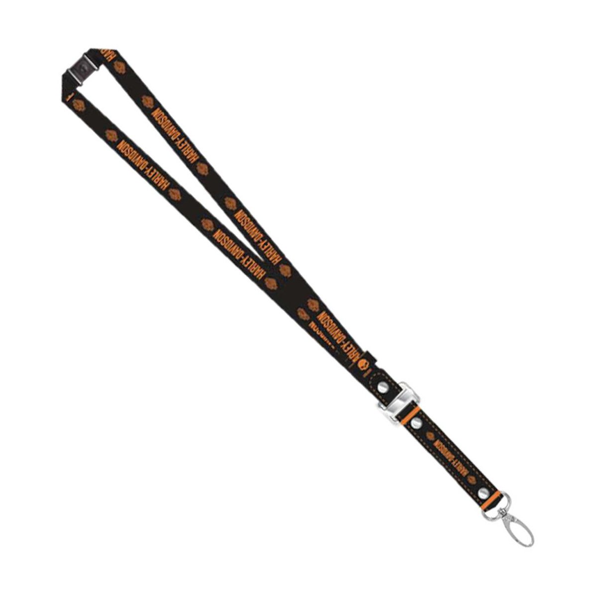 Cordino in poliestere Harley-Davidson®, marchio classico con logo B&S da 16,5 pollici – nero