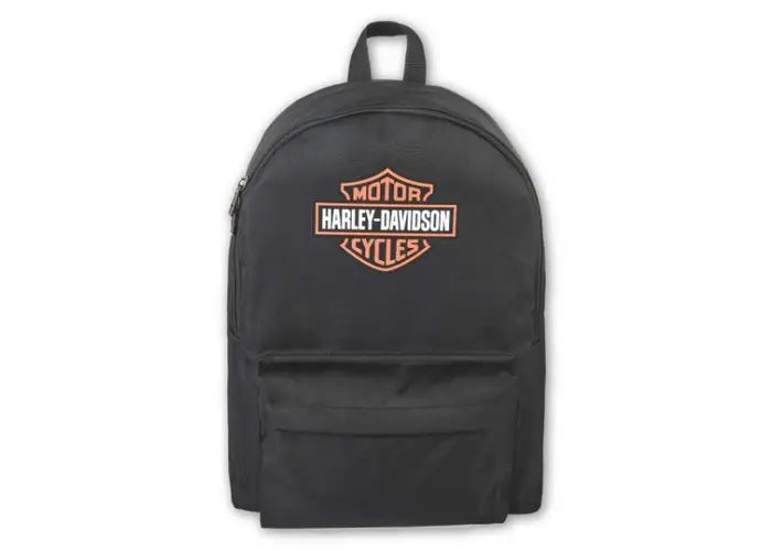 ZAINO GRAFICO HD HARLEY-DAVIDSON - BARRA E SCUDO ARANCIONE