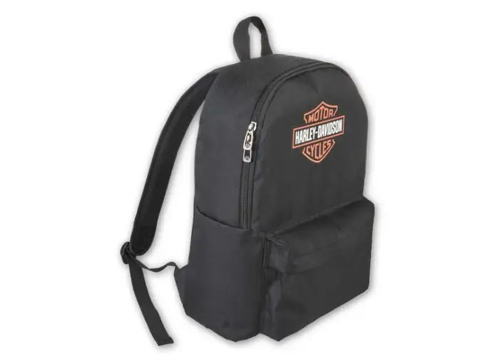 ZAINO GRAFICO HD HARLEY-DAVIDSON - BARRA E SCUDO ARANCIONE