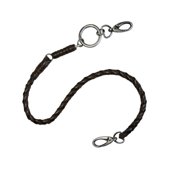 Catena in cuoio e metallo
