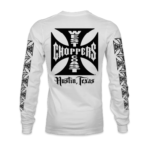 WCC - MANICA LUNGA OG CROSS - BIANCO