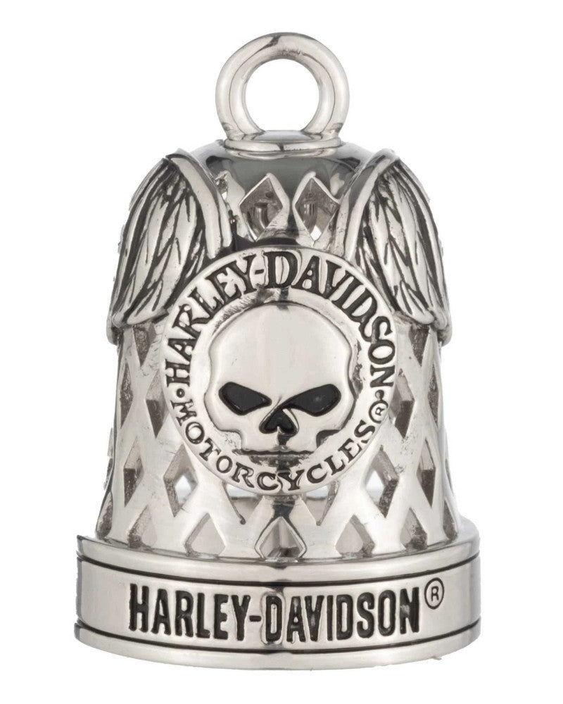 Campanella Harley-Davidson® Willie G Winged Emblem Grid Cut Out Ride Bell
