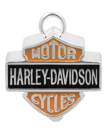 Big Bar & Shield Ride Bell Orange & Black