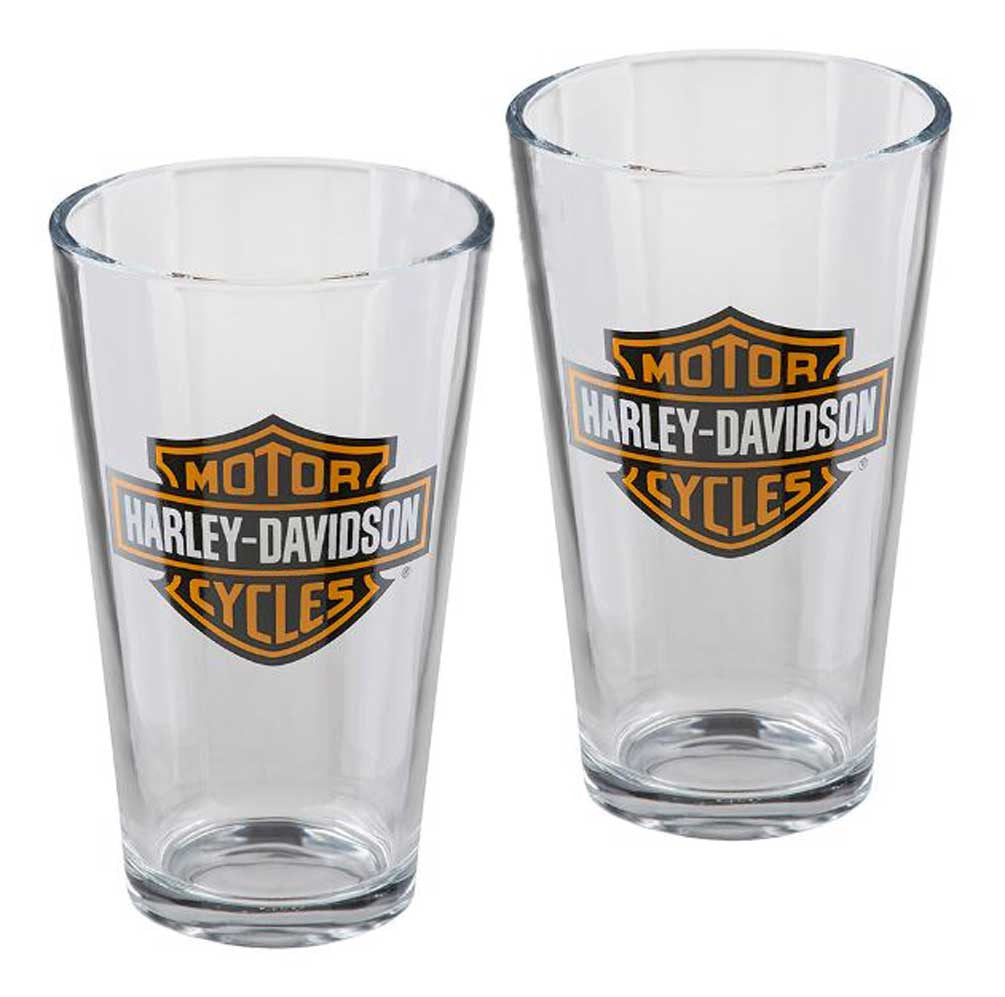 Set di bicchieri da pinta Harley-Davidson® Core Bar & Shield Logo - 473 ml (16 oz)