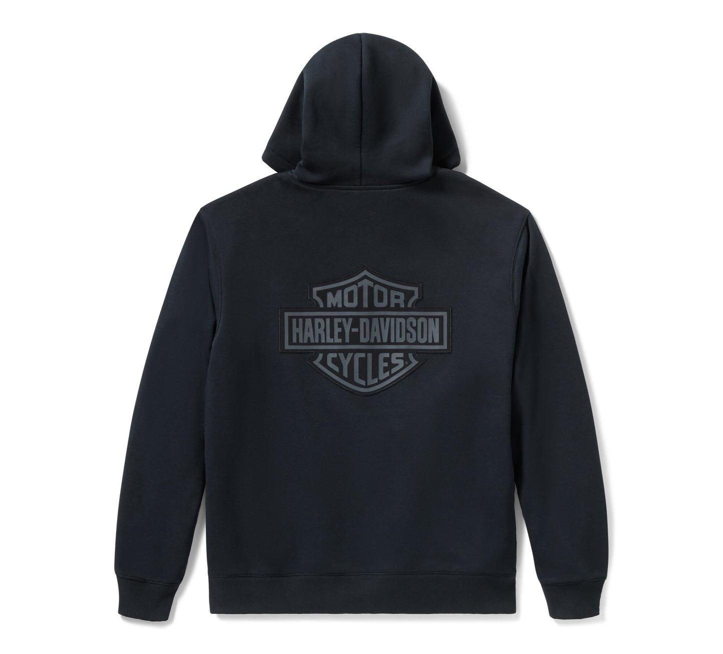 Felpa zippata con cappuccio Harley-Davidson® Plaid Lined – Black
