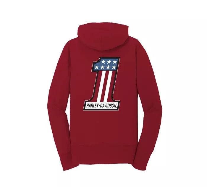 Felpa con cappuccio e zip frontale #1 Special - Chili Pepper