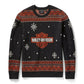 Maglione da uomo Harley-Davidson Holiday nero