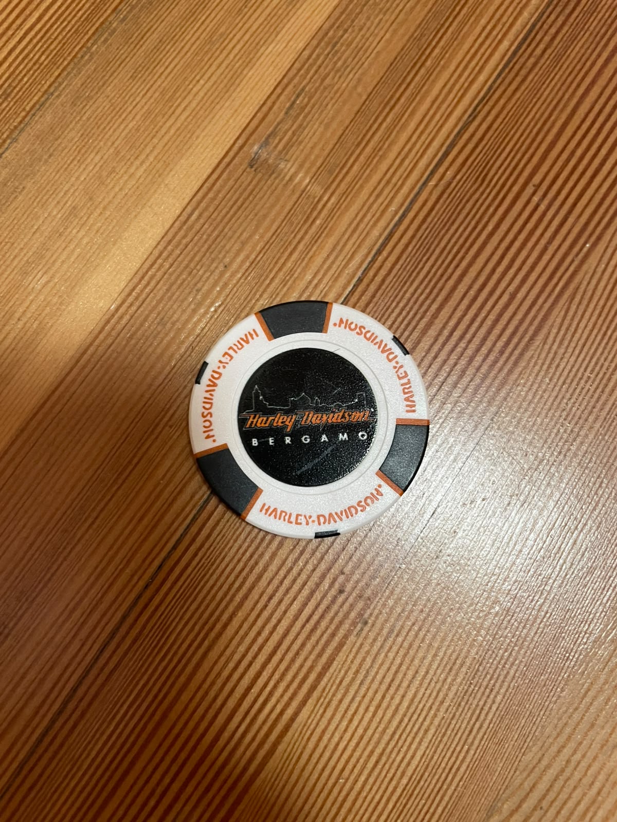 Poker Chips Harley-Davidson Bergamo White