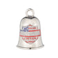 Campanello B&S Ride Bell rosso, bianco e blu per Harley-Davidson®, finitura argento