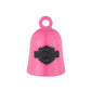 Campanello da corsa Harley-Davidson® con logo Bar & Shield nero, in ottone placcato rosa acceso