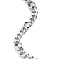 Bracciale da uomo Harley-Davidson® Willie G Skull Curb Chain da 9 pollici, in acciaio inossidabile