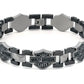 Bracciale Harley-Davidson con catena bicolore Bar & Shield da 9 pollici