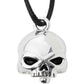 Campanella Harley-Davidson HD Willie G Skull con Bar & Shield e cravatta, argento