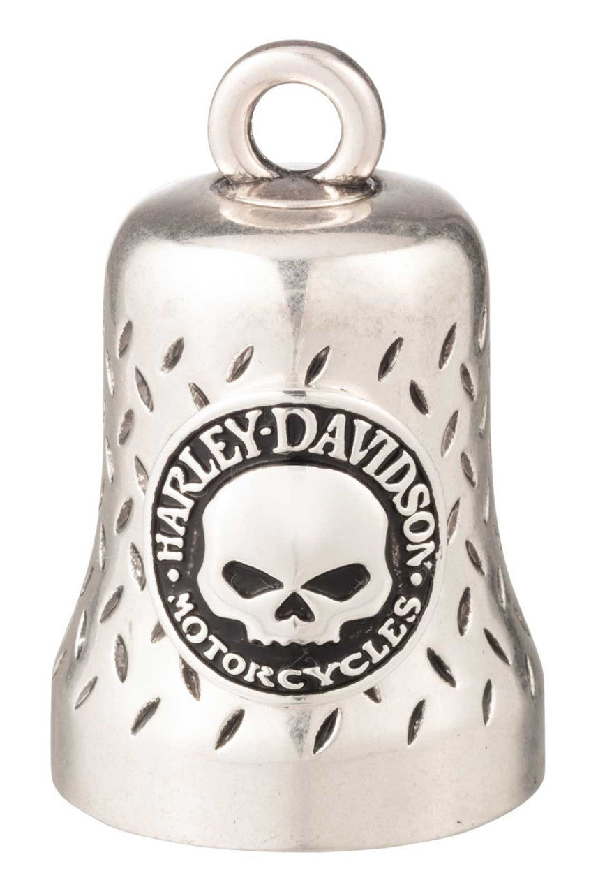 Campanella Harley-Davidson® con logo Willie G Skull HD color argento