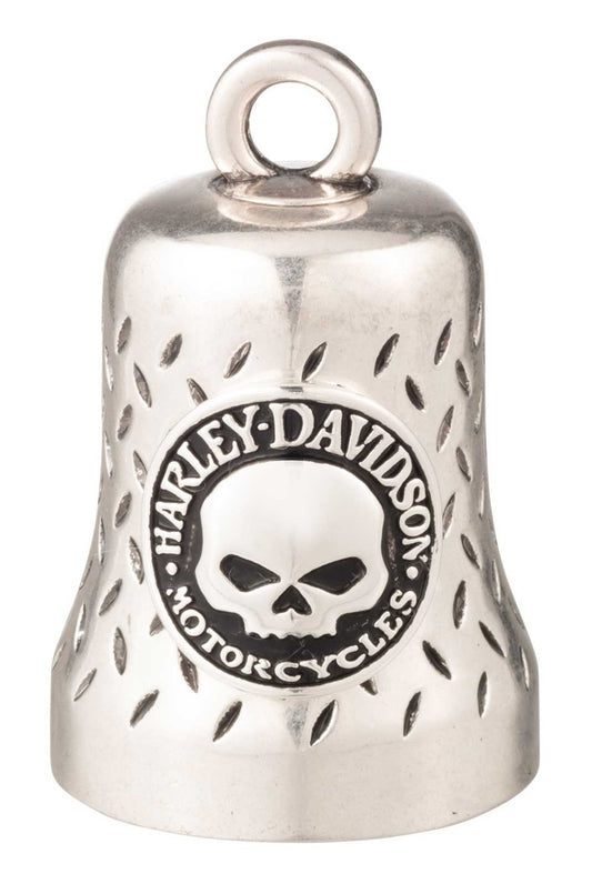 Campanella Harley-Davidson® con logo Willie G Skull HD color argento