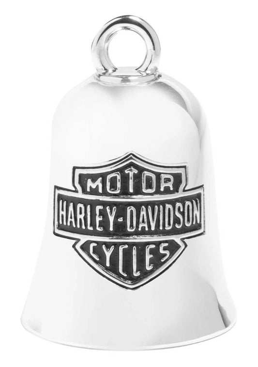 Campanello di marcia Harley-Davidson® Silver Classic con logo Bar & Shield